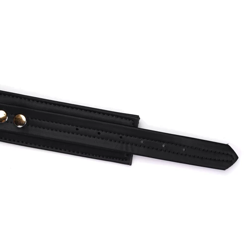 Ошейник с поводком Liebe Seele Black Organosilicon Collar with Leash