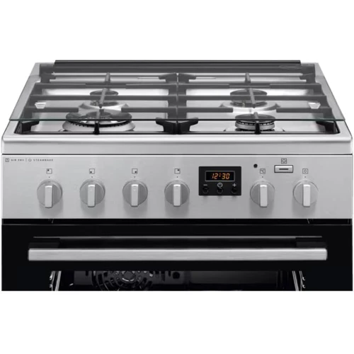 Плита комбінована Electrolux LKK664220X: Тип варильної поверхні газова