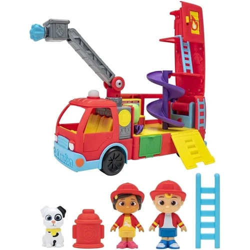 Пожежна машина-трансформер CoComelon Feature Vehicle Deluxe Transforming Fire Truck з аксесуарами (CMW0220): Тип машинка спецслужб