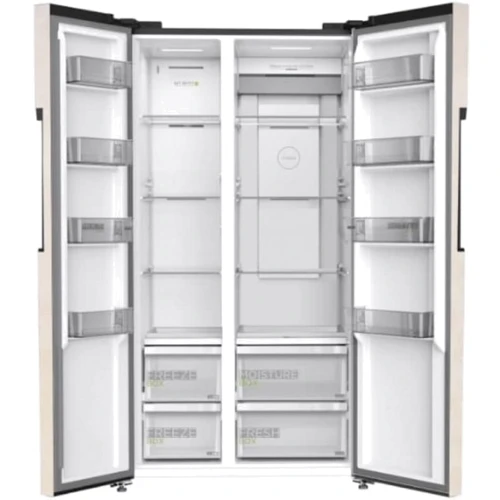 Холодильник Side-by-Side Midea MDRS723MYF34: Расположение морозильной камеры Слева