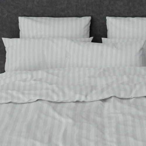 Комплект постельного белья SoundSleep Stripy Grey бязь двуспальный евро (93949118): Материал бязь