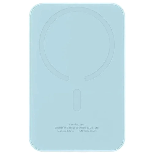Внешний аккумулятор Baseus Power Bank 5000mAh Magnetic Wireless 20W Blue (P10022107313-00)