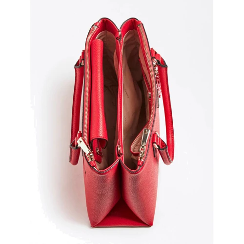 Женская сумка тоут Guess Becca Status Satchel красная (HWVG7742060-RED): Страна производитель Вьетнам