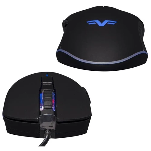 Мышь Frime Invader Black USB (FMC2010): Тип сенсора оптический