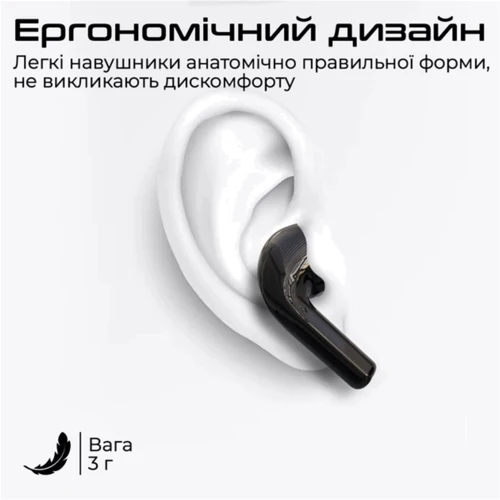 Наушники HiFuture FlyBuds3 Black (flybuds3.black): Время работы, ч 6