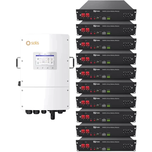 

Система хранения энергии Solis S6-EH3P12K-L-LDY24K1-LFP 12kW 24kWh 10BAT LiFePO4