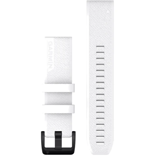 Ремешок Garmin QuickFit 22 Watch Bands White with Black Stainless Steel Hardware (010-12901-01)