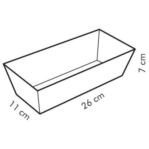 Форма Tescoma Delicia для хлеба 26x11х7 см (623080): Крышка Нет