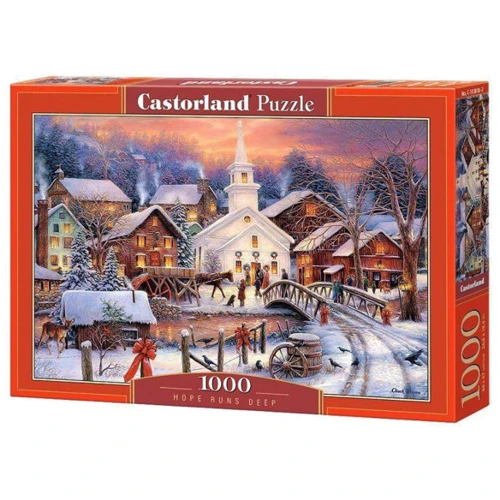 Пазл Castorland 1000 картины Зимний город (1818-103850)
