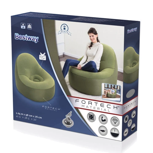 Надувное кресло Надувное кресло Bestway ToughPod 105x98x76 см (75082): Количество мест 1