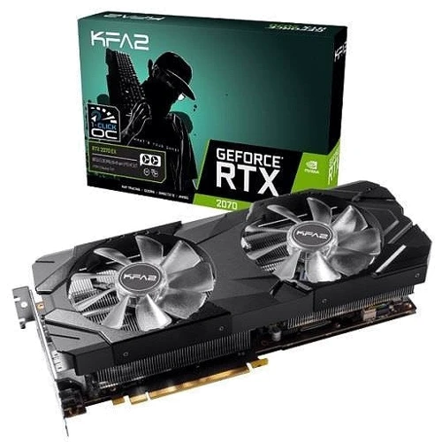 Відеокарта KFA2 GeForce RTX 2070 EX 1-Click OC V2 8GB (27NSL6MPX2VK)
