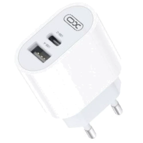 Зарядное устройство XO Wall Charger USB-C+USB L97 12W White (XO-L97-WH)