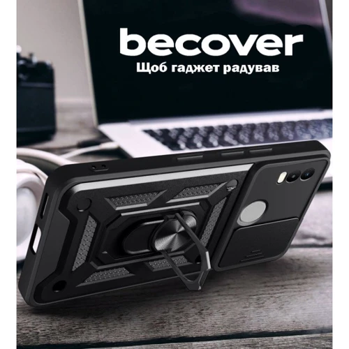 Чехол для телефонов BeCover Military Black for Nokia C21 Plus (709109): Тип накладка на заднюю часть