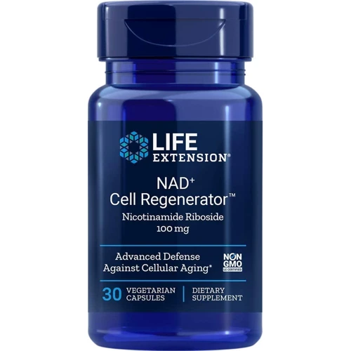 Life Extension,NAD+ Cell Regenerator, Nicotinamide Riboside, 300 mg, 30 Vegetarian Capsules (LEX-23443)