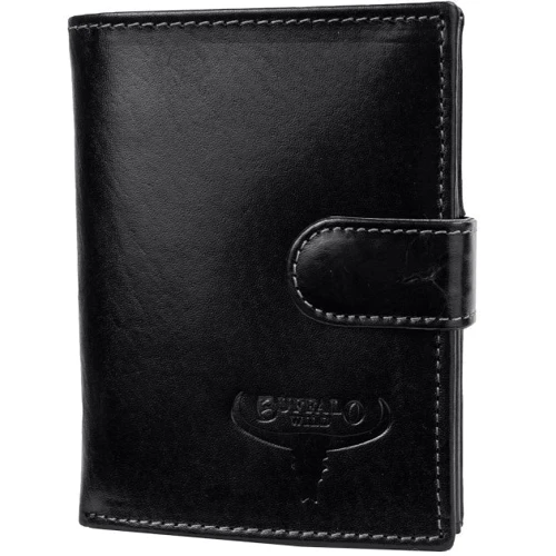 Мужской кошелек Buffalo Wild черный (N4L-CVTB BLACK): Пол Мужской