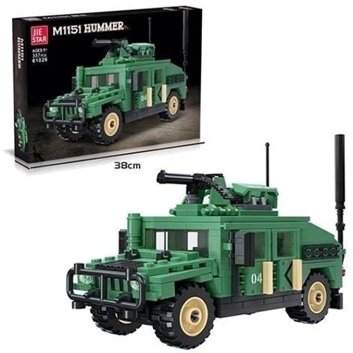 Конструктор Jie Star Военная машина M1151 Hummer 357 дет. (61026)