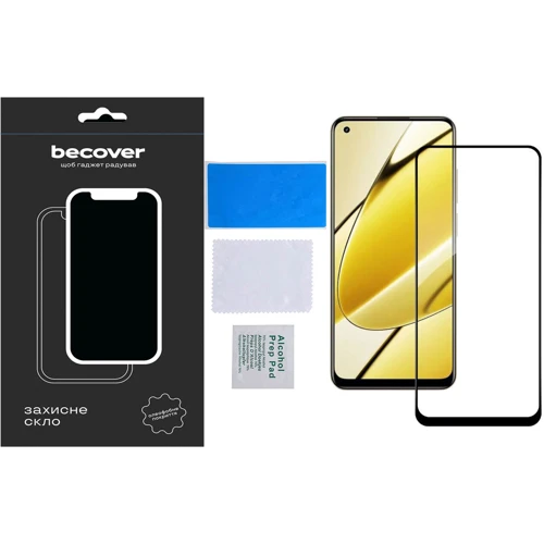 Аксессуар для смартфона BeCover Tempered Glass Black for Realme 11 4G (710510)