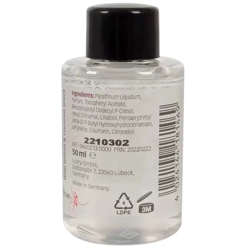 Массажное масло Just Play Lemon Coco, 50 ml