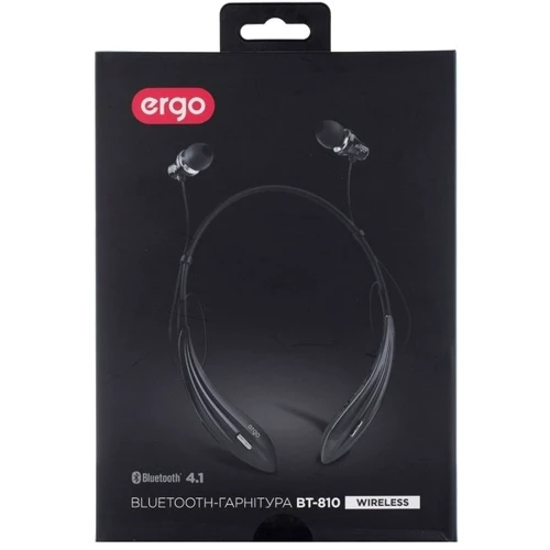 Наушники Ergo BT-810 Black: Диапазон частот (Гц) 20 - 20000
