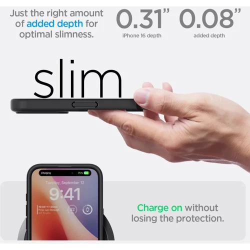 Чехол для iPhone Spigen Ultra Hybrid Crystal Clear (ACS08197) for iPhone 16 фото 14