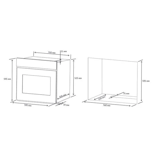 Духовой шкаф электрический Eleyus RAMADA 6011 BL CL+TL: Количество режимов нагрева 11