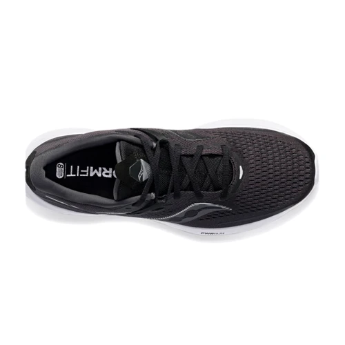 Кроссовки для бега Saucony Ride 15 Wide (20730-05s) 43 (10) черные текстиль всесезон: Вид Кроссовки
