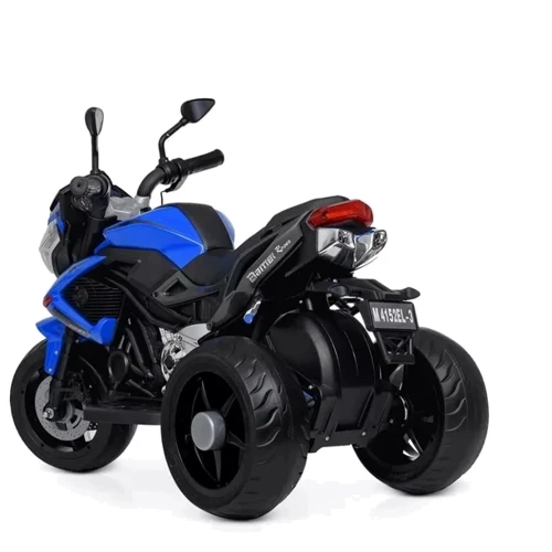 Детский электромотоцикл Bambi Racer синий (M 4152EL-4): Вид мотоцикл