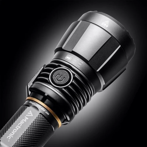 Ліхтар туристичний Mactronic Blitz K3 (3000 Lm) Rechargeable (THS0021): Дальність підсвічування, м 370