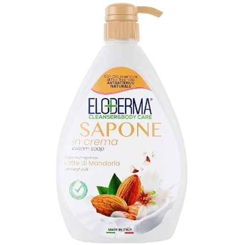 Eloderma Liquid Soap Антибактеріальне рідке крем-мило Мигдаль 1000 ml