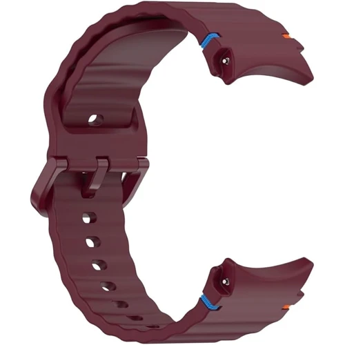 BeCover Strap Ribbed Tape Red Wine для Samsung Galaxy Watch (20mm) 4 40mm-44mm/5 40-44mm/6 40-44mm/7 40-44mm (712049) фото 6