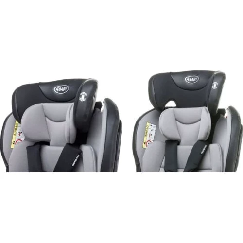 Автокрісло 4Baby Roto-Fix (0-36 кг) (колір - light grey): Група 0/1/2/3 (з народження до 36 кг)