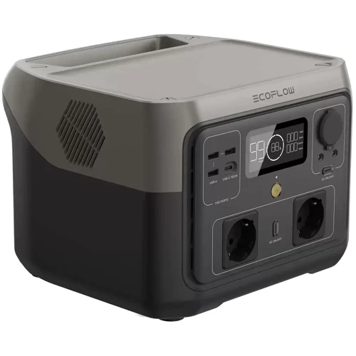Зарядна станція EcoFlow RIVER 2 Max 512Wh 500W (RIVER2MAX) UA: Виходи споживачів Автоприкуриватель, USB-C, USB-A, 220V