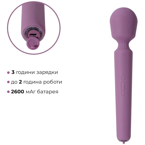 Интерактивный вибромассажер с подогревом Svakom Emma Neo 2 (мощный, насадка-ушки, 5+1 режим)