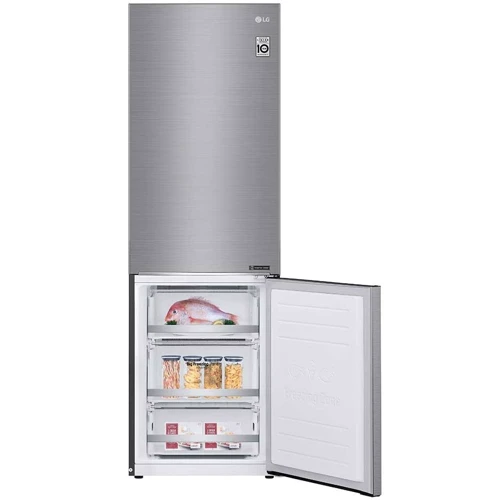 Холодильник LG GBB71PZEFN: Объем морозильной камеры, л 107