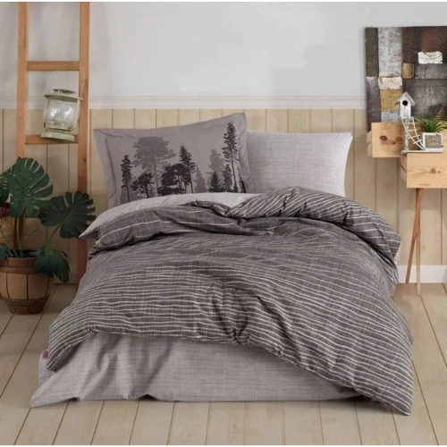 Комплект постільної білизни HOBBY Poplin TULLY поплін полуторний (78304_1.5)