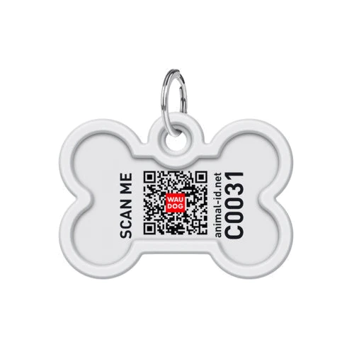 Адресник металлический WAUDOG Smart ID c QR паспортом рисунок Бэтмен мультик 40х28 мм (0640-1004): Тип Аксессуары к ошейникам