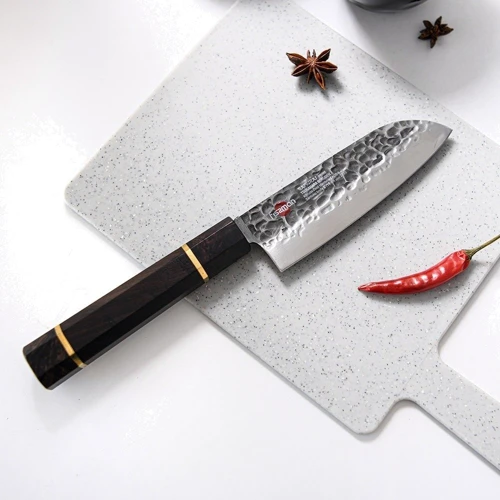 Ніж сантоку Fissman Kensei Bokuden 15см (2556): Особливості Эргономичность