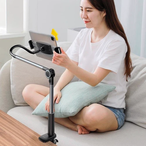 Держатель Baseus Unlimited Adjustment Lazy Pro Gray (LUZQ000013) for Tablets and Smartphones from 4.7'' to 12.9'' фото 10