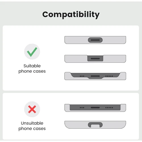 Ремінець для смартфона Pitaka 3 in 1 Phone Strap Black/Grey (MSB2401)