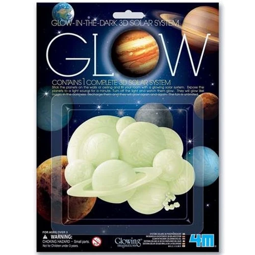 Набор сияющих 3D-наклеек 4M Солнечная система (00-05423): Производитель 4M