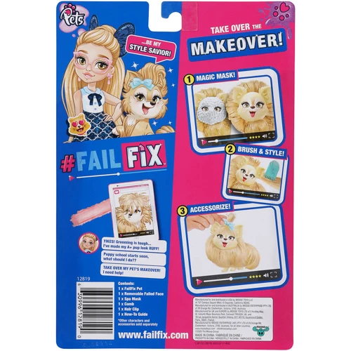 Ігровий набір з вихованцем Failfix серії Total Makeover - Пухнастик (12819): Виробник Failfix