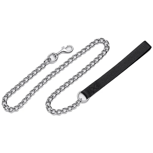 Поводок-цепочка Coastal Titan Chain Dog Leash для собак черный 0.6 смx1.2 м