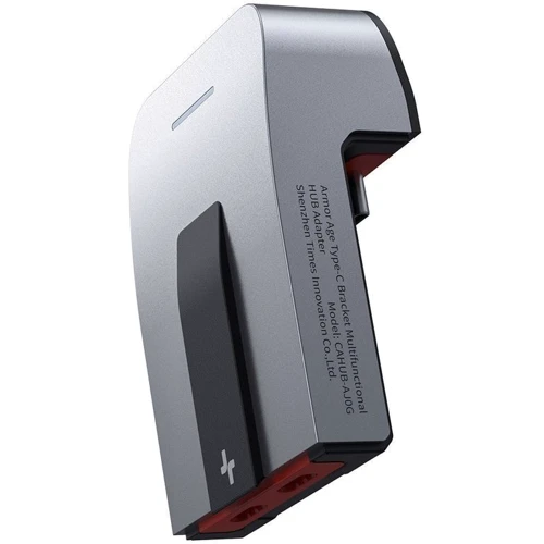 Адаптер Baseus Adapter Dual USB-C to 2хUSB + RJ45 + HDMI + 3.5mm Space Gray (CAHUB-AJ0G) фото 4