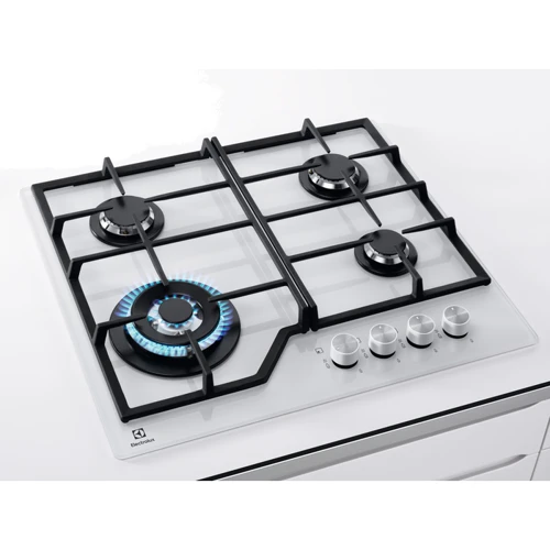 Варочная поверхность газовая Electrolux GPE363YV: Рабочая поверхность стекло (закаленное)