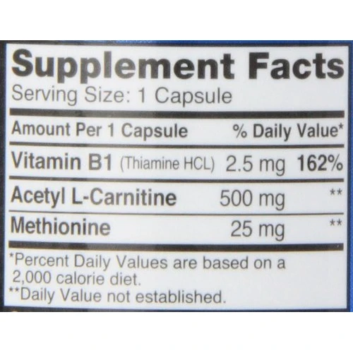 Жироспалювач Dymatize Acetyl L-carnitine 90 caps: Стать унісекс