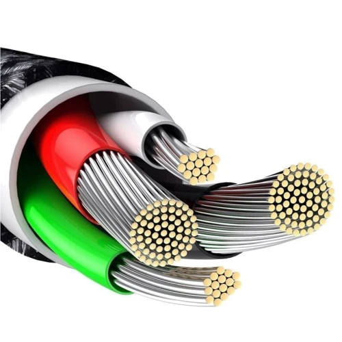 Кабель Baseus USB Cable to Lightning Tungsten 2.4A 1m Black (CALWJ-01) фото 4