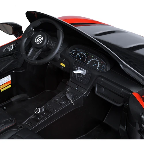 Дитячий електромобіль Bambi Racer Porsche червоний (M 5737AL-3(48V)): Матеріал коліс резина