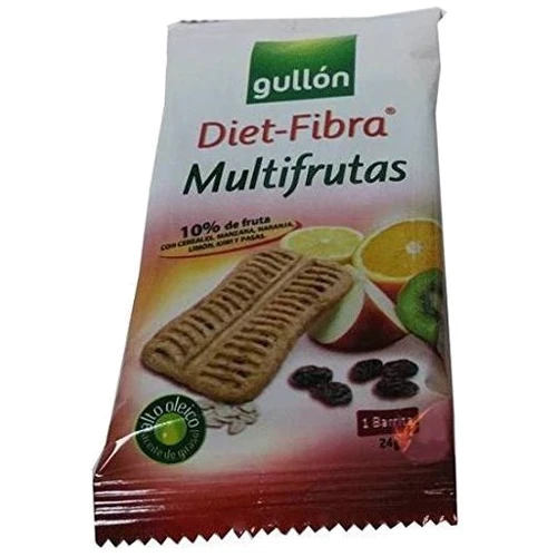 Печиво Gullon Takeaway Multifruta fibra 144 г (WT30141): Вага нетто 144 г