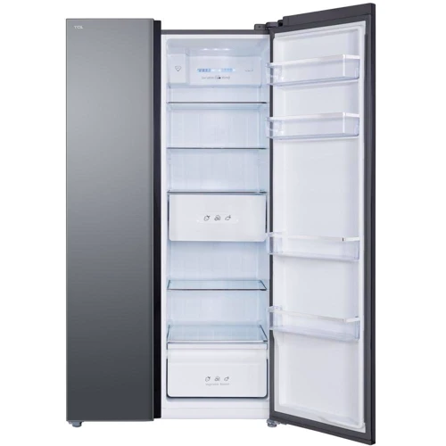 Холодильник Side-by-Side TCL RP505SXF0: Размеры ВxШxГ, см 176.8х92х63