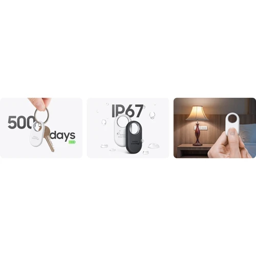 Брелок для поиска вещей и ключей Samsung Galaxy SmartTag2 White (EI-T5600BWEG) фото 8